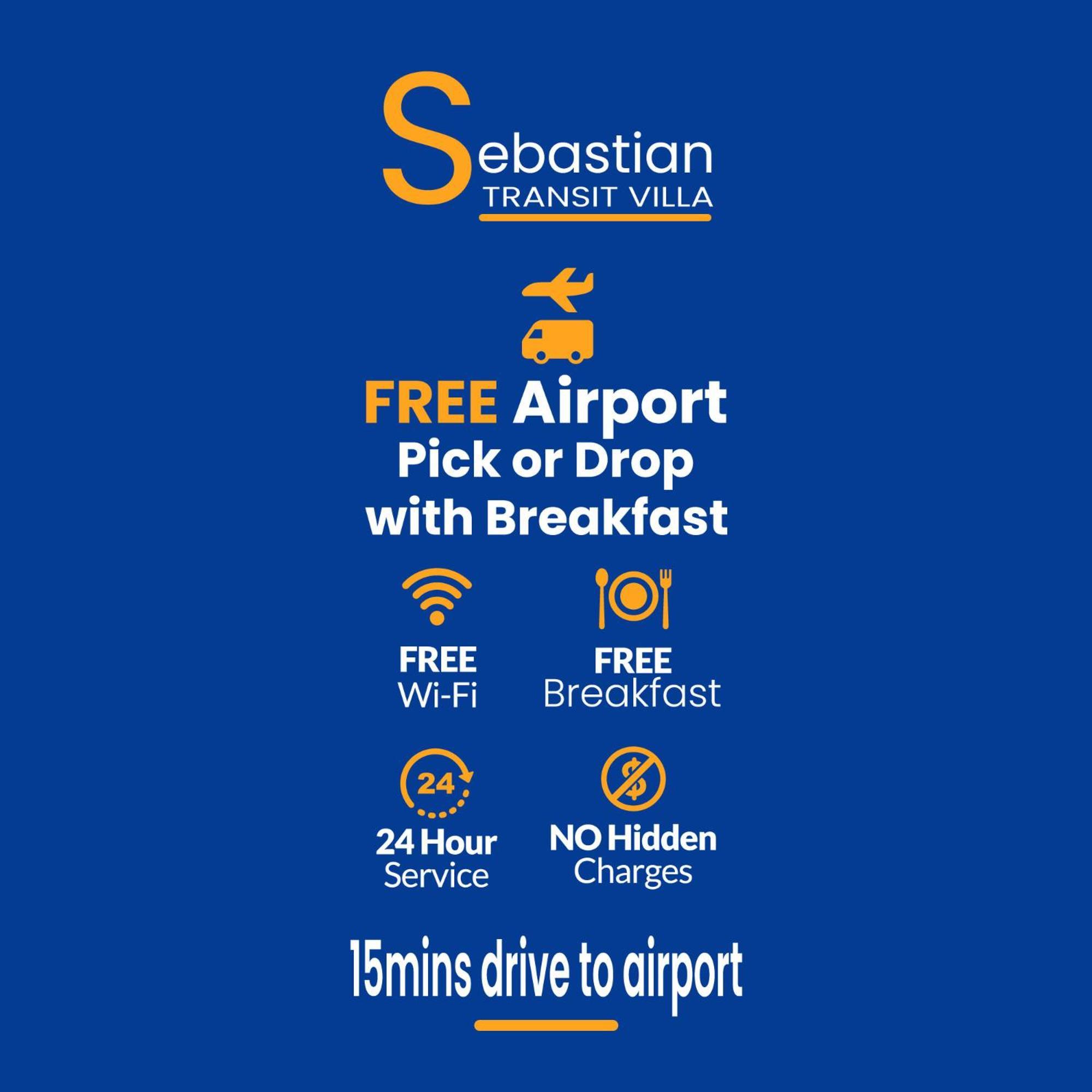 Sebastian Transit Villa With Free Shuttle Service To Airport Kotugoda Exteriör bild